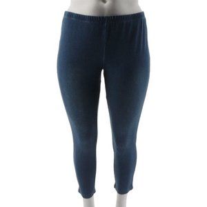 NWT WOMEN WITH CONTROL PETITE STRETCH DENIM SKINNY JEANS MIDWASH PXS‎